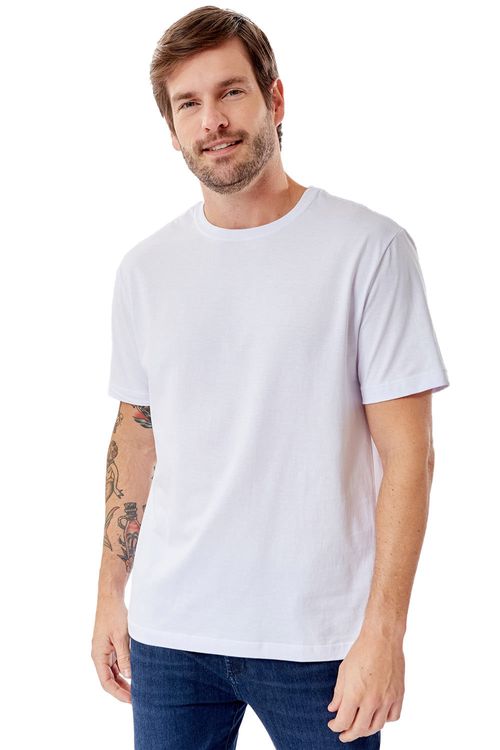 T-Shirt Básica Comfort Branca
