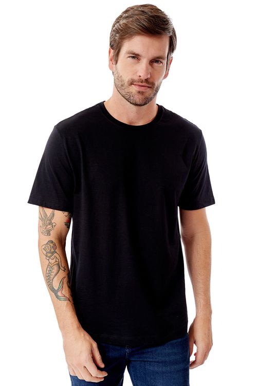 T-Shirt Básica Comfort Preta