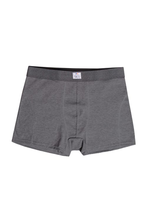 Kit De Cueca Boxer Preto/Grafite