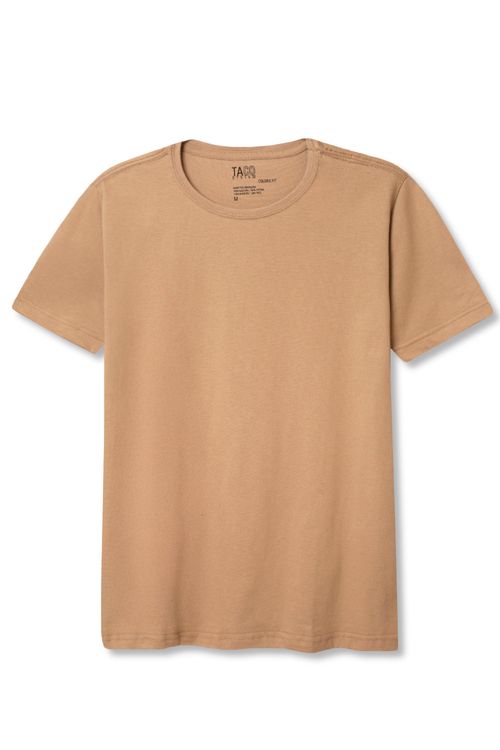 T-Shirt Básica Color New Fit Khaki