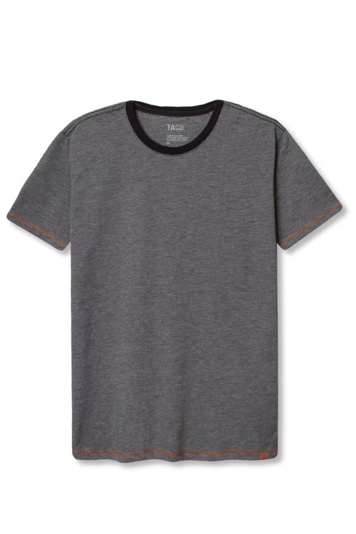 T-Shirt Listrada Preta