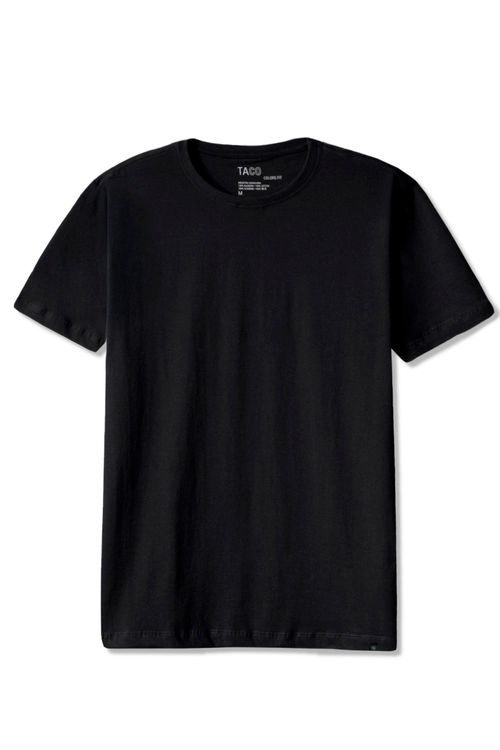 T-Shirt Básica Color Fit Preta