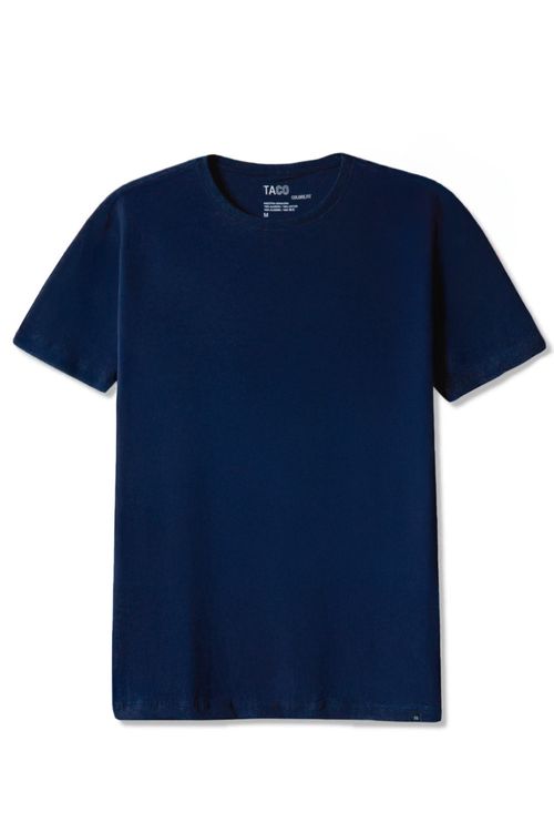 T-Shirt Básica Color Fit Azul Marinho