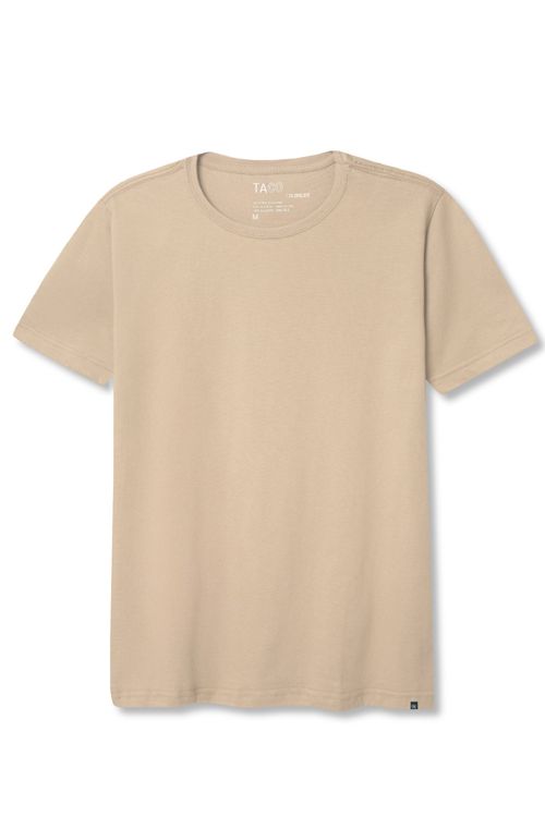 T-Shirt Básica Color Fit Khaki