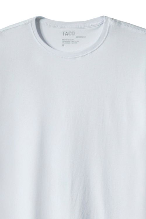 T-Shirt Básica Color Fit Branca