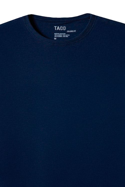 T-Shirt Básica Color Fit Azul Marinho