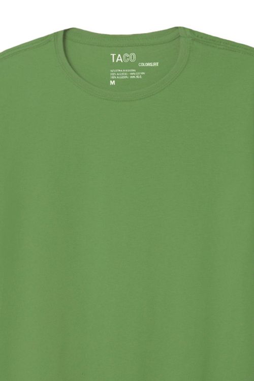 T-Shirt Básica Color Fit Verde Claro