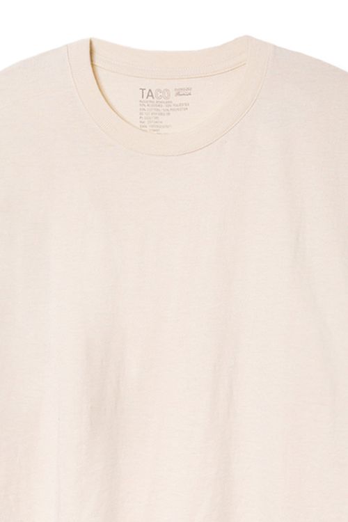 T-Shirt Básica Premium Oversized Off White