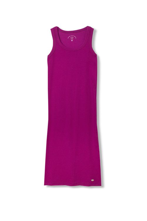 Vestido Básico Midi Violeta