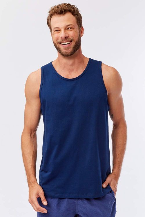 Regata Básica Azul Marinho