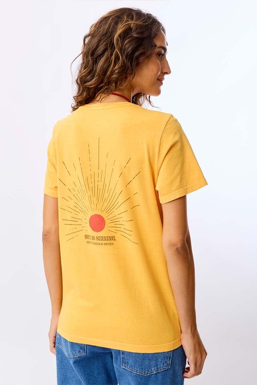 Blusa Estampada Sunday Amarela