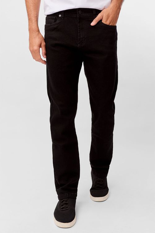 Calça Jeans Slim Black