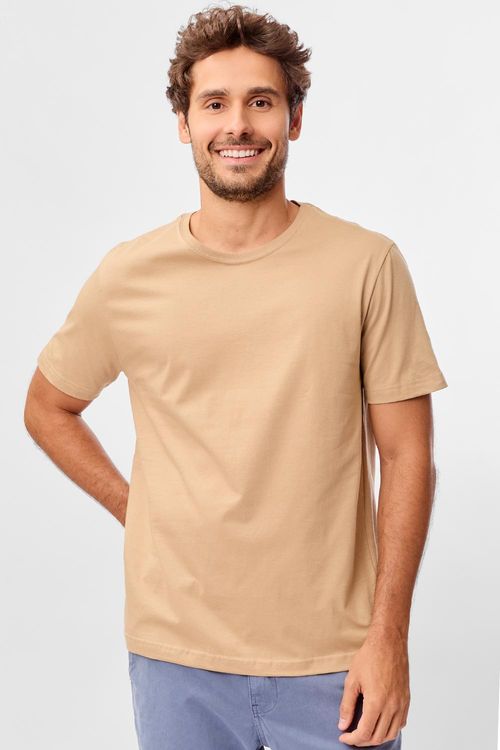 T-Shirt Básica Comfort Khaki