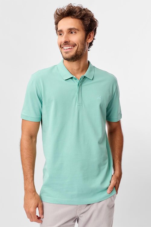Polo Básica Piquet Premium Verde Claro