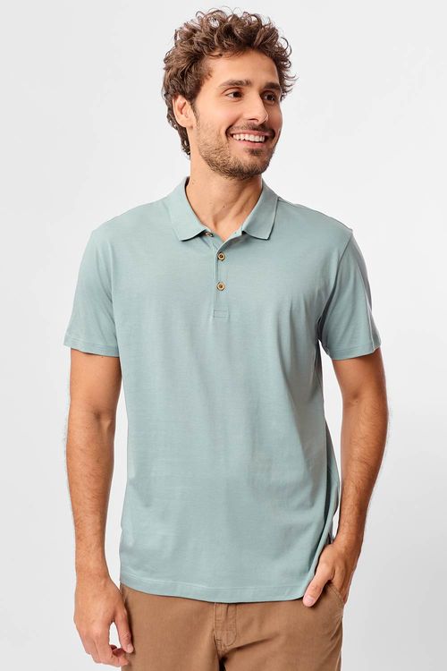 Polo Pima Azul Claro