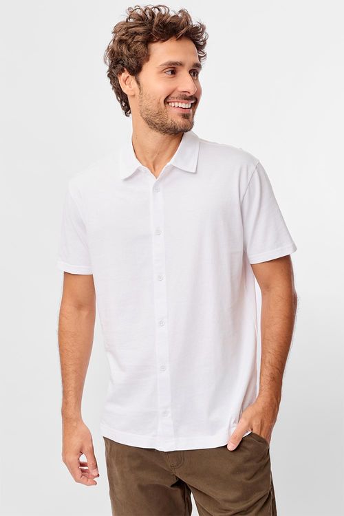 Polo Jersey Premium Branca