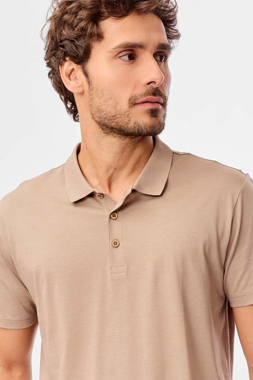 Polo Pima Khaki