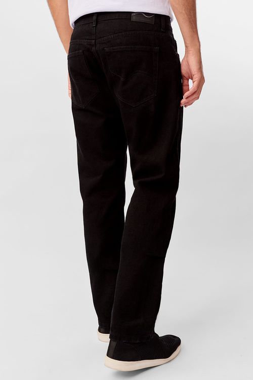 Calça Jeans Straight Basic Black