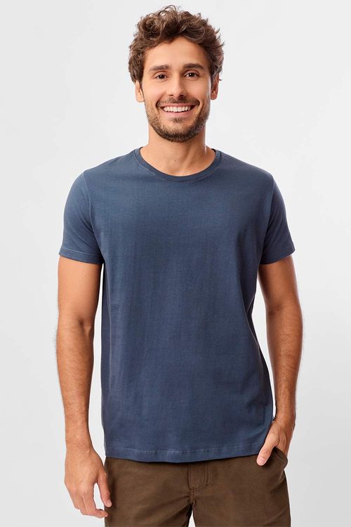 T-Shirt Básica Premium Azul Jeans