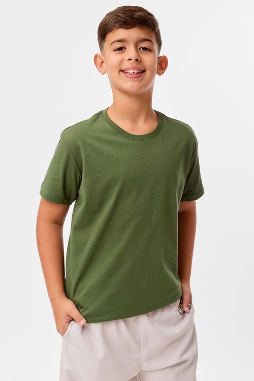 T-Shirt Infantil Básica Verde