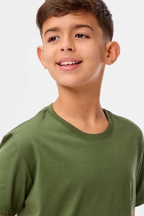 T-Shirt Infantil Básica Verde