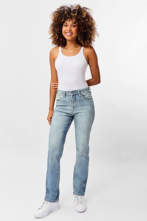 Calça Jeans Straight Premium Flex Destroyer