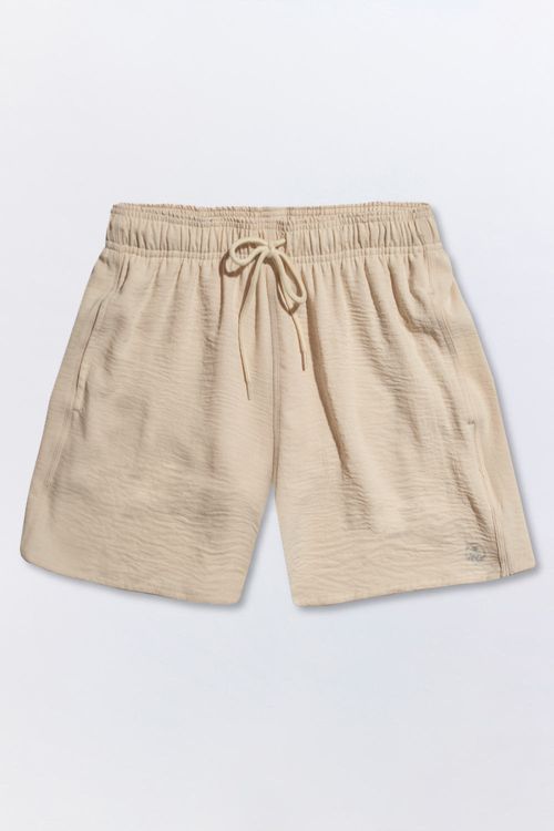 Short Liso Poli Flow Off White