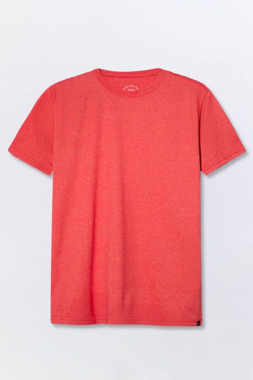 T-Shirt Básica Comfort Mescla Vermelho