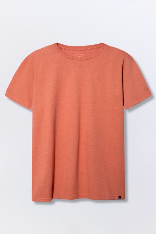 T-Shirt Básica Comfort Mescla Laranja