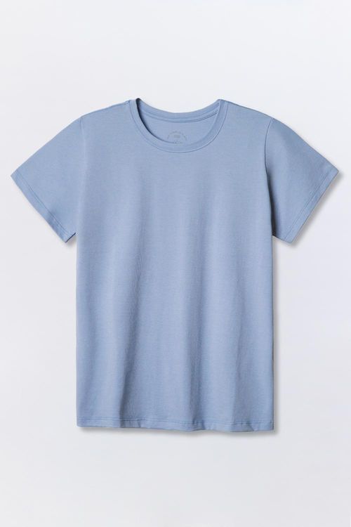 Blusa Básica Premium Azul Clara