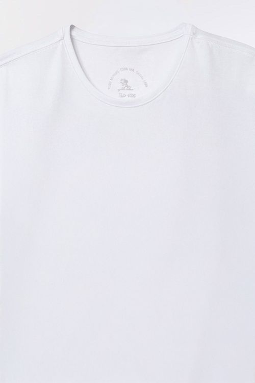 T-Shirt Infantil Básica Branca