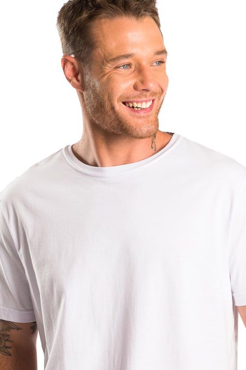 T-Shirt Básica Comfort Branca