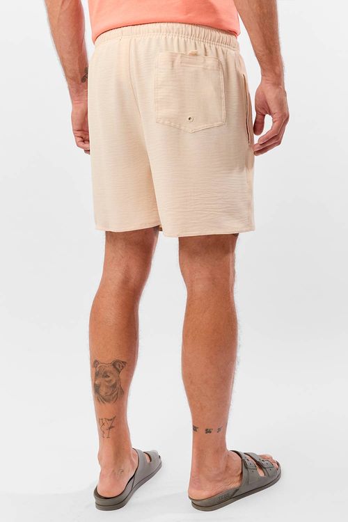 Short Liso Poli Flow Off White