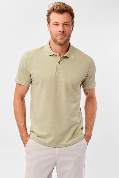 Polo Piquet Molinê Verde Clara