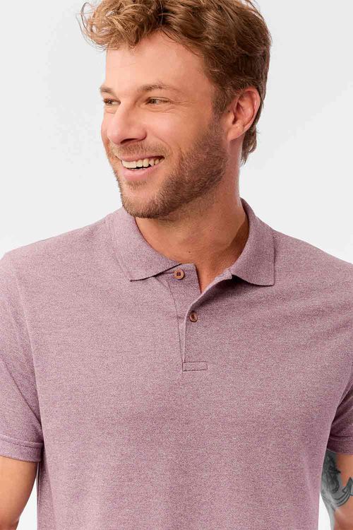 Polo Piquet Molinê Roxo
