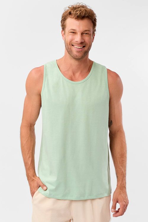 Regata Básica Mescla Verde Claro