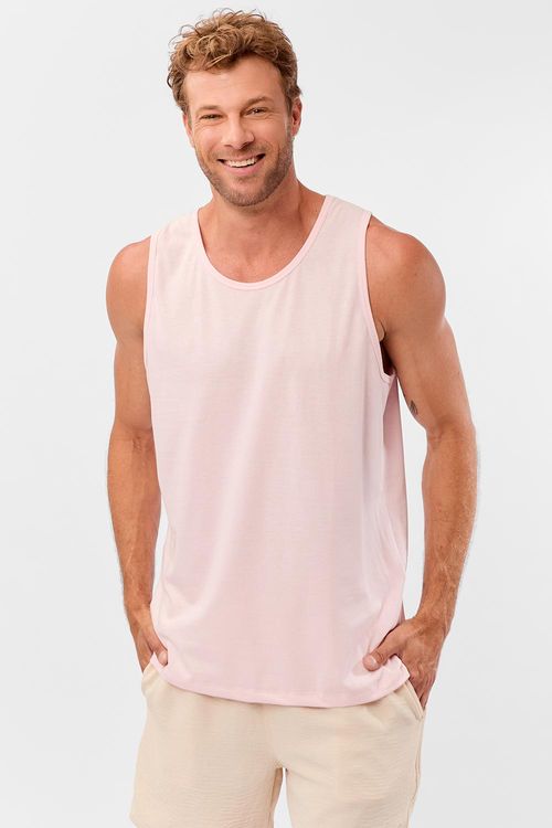 Regata Básica Mescla Rosa Claro