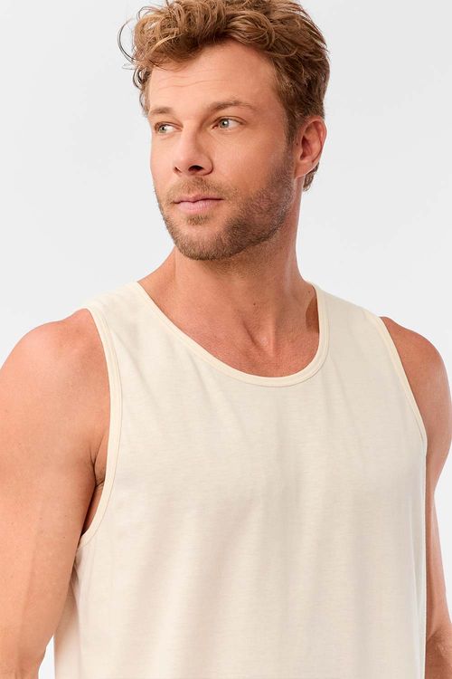 Regata Básica Mescla Off White