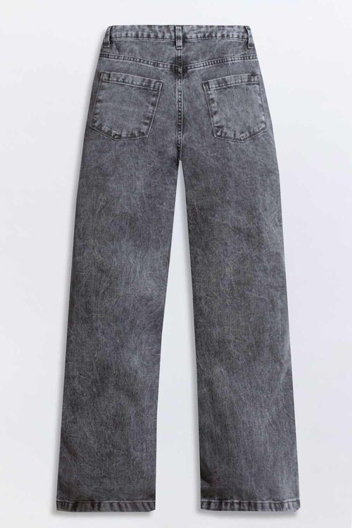 Calça Jeans Wide Leg Stone