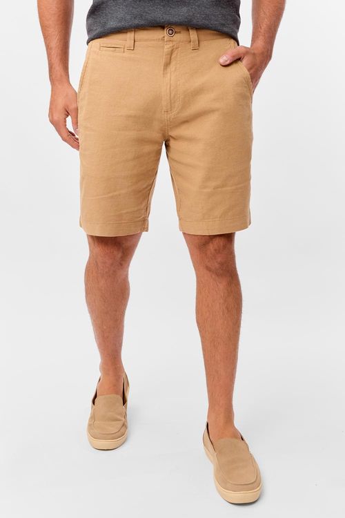 Bermuda Chino Linho Khaki