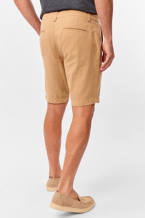 Bermuda Chino Linho Khaki