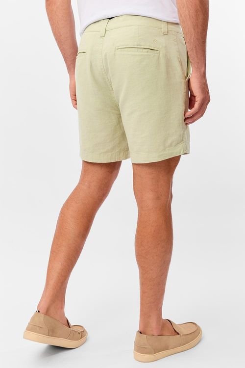 Bermuda Chino Linho Verde Claro