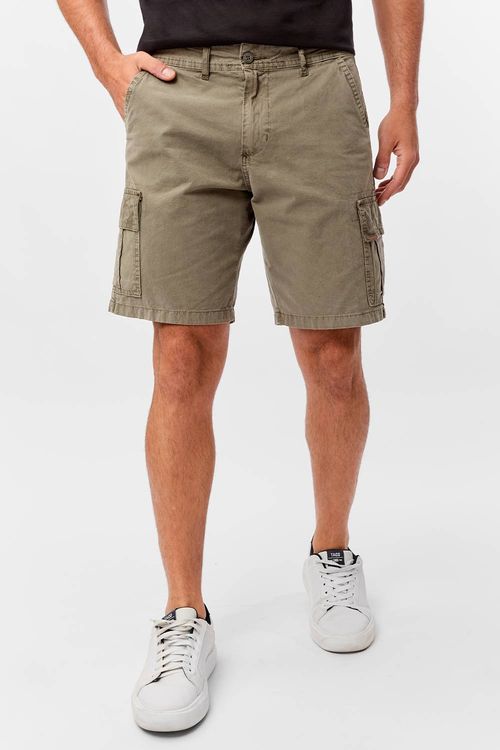 Bermuda Cargo Verde Militar