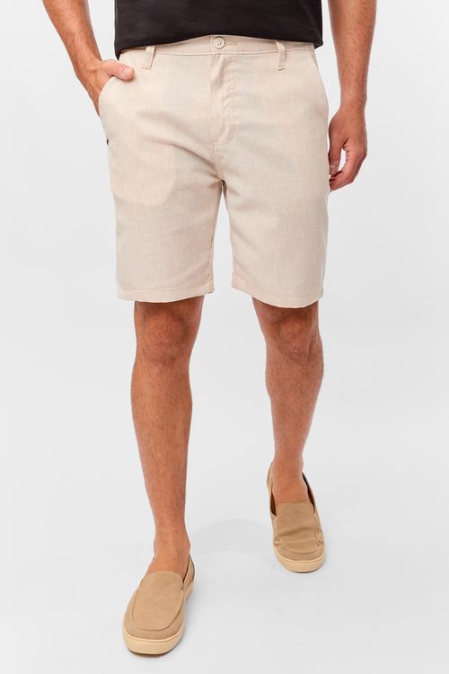 Bermuda Chino Fio Tinto Flex Chino