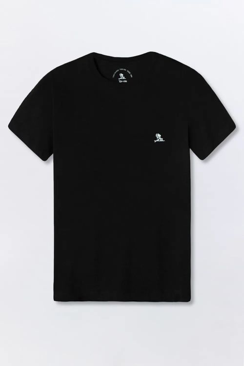 T-Shirt Infantil Estampada Sharkman Preto