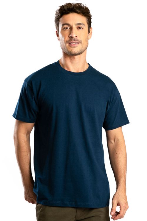 T-Shirt Básica Premium Oversized Azul Marinho