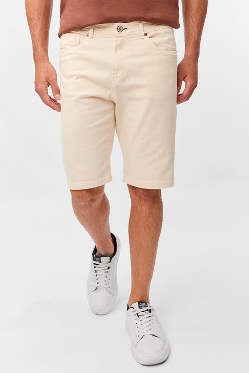 Bermuda Jeans Off White