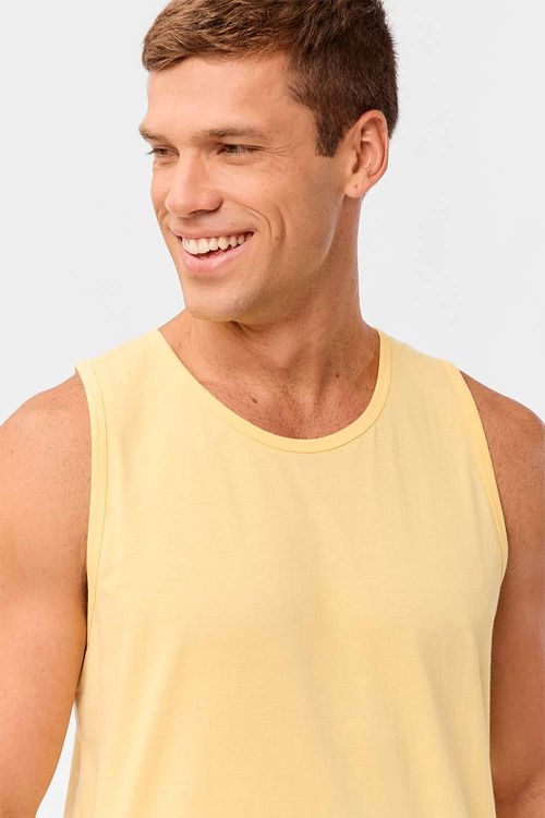 Regata Básica Amarelo Claro
