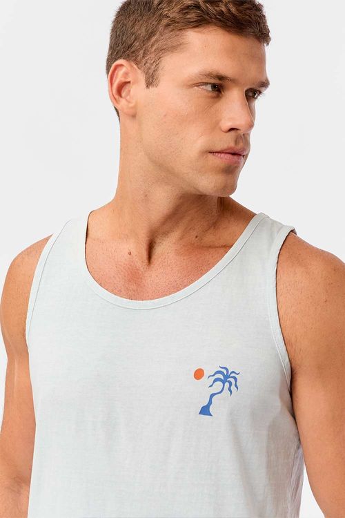 Regata Especial Stone Carimbo Cinza