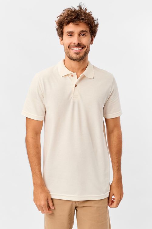 Polo Piquet Molinê Off White